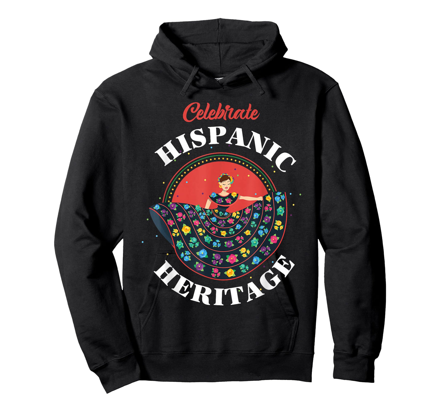 Hispanic Heritage Month Countries Flag Inspiration Dancer T-Shirt