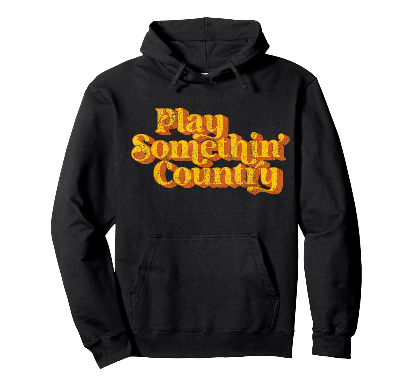 Vintage Play Something Country Music Saying Funny Retro 70's T-Shirt