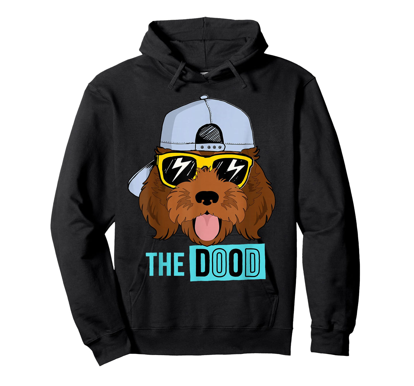 Chocolate Golden Doodle Dog, The Dood Brown Gooldendoodle T-Shirt