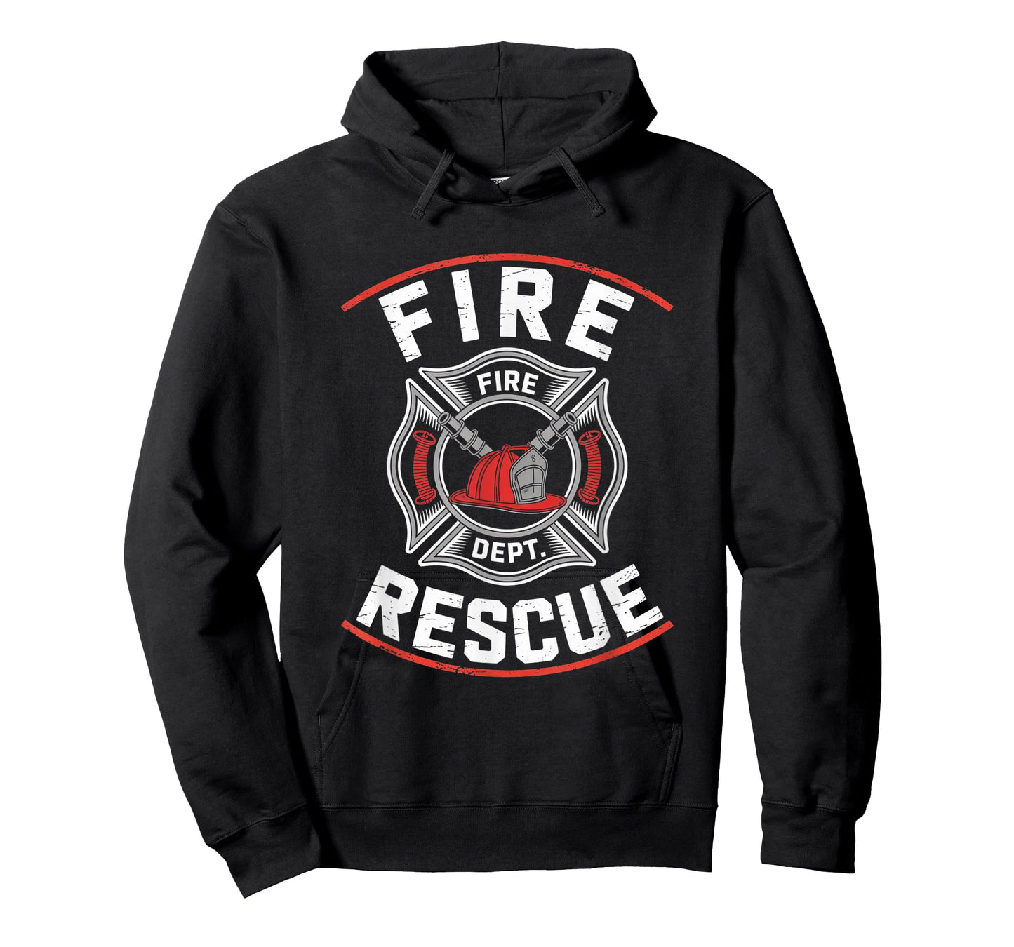 Fire Rescue Strong and Ready Support Graphic T-Shirt