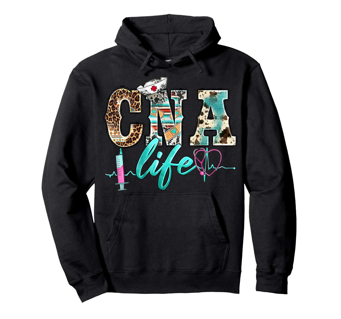 CNA Life Certified Nursing Assistant Medical Worker Hospital T-Shirt