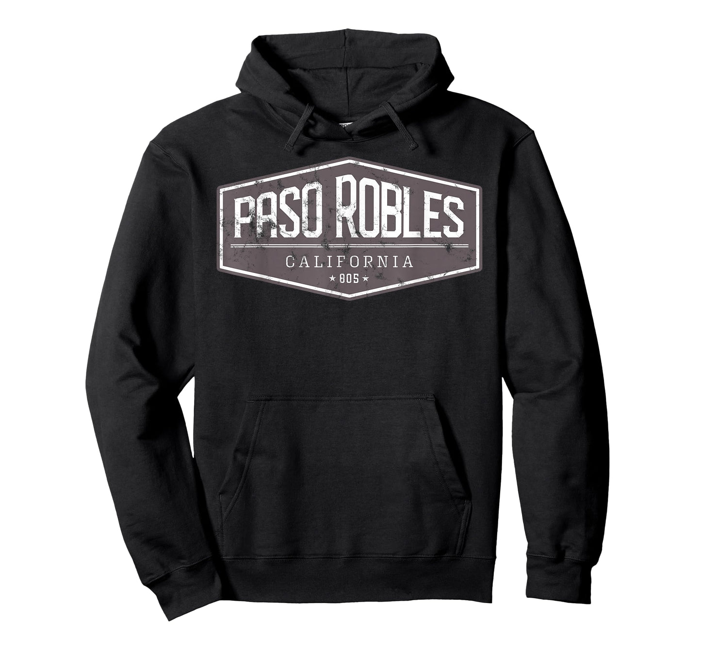 Paso Robles, California, 805 Distressed Graphic Design T-Shirt