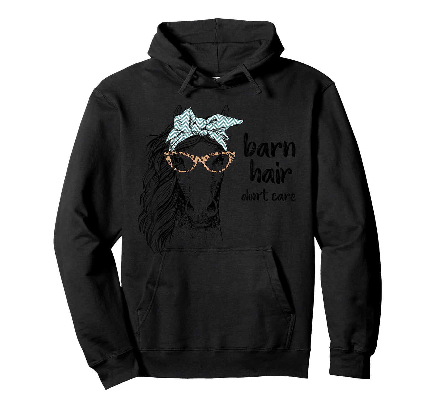 Cute Horse Love Girl Shirt Barn Hair Don't Care Cowgirl Gift T-Shirt