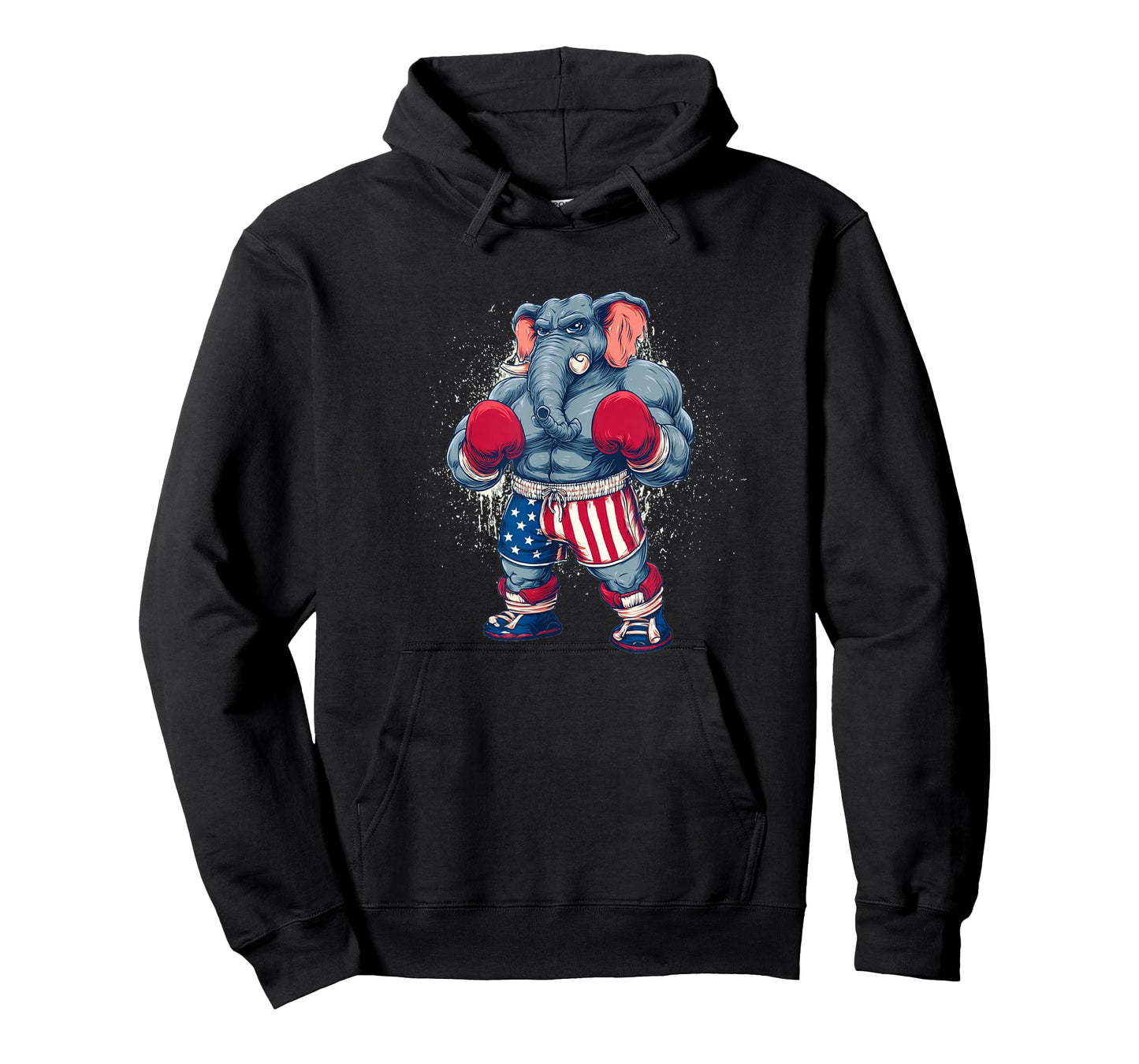 Awesome Elephant with Boxing Gloves for Sport Fans T-Shirt