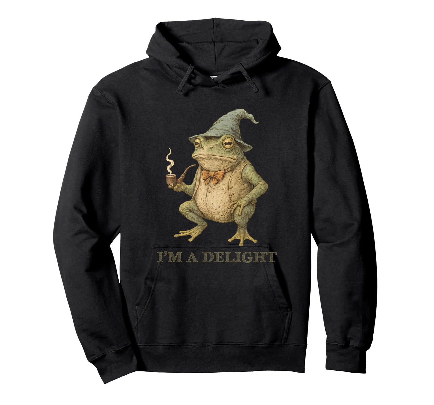 I'm A Delight Frog Toad Wizard Vintage Meme T-Shirt