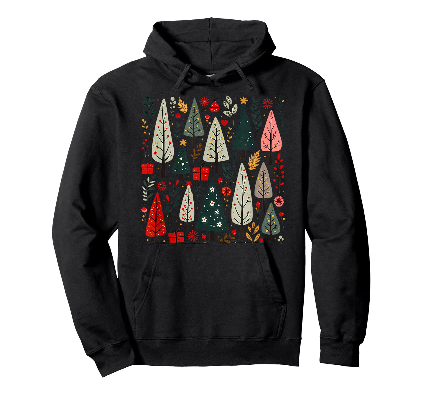 Whimsical Christmas Tree Forest T-Shirt