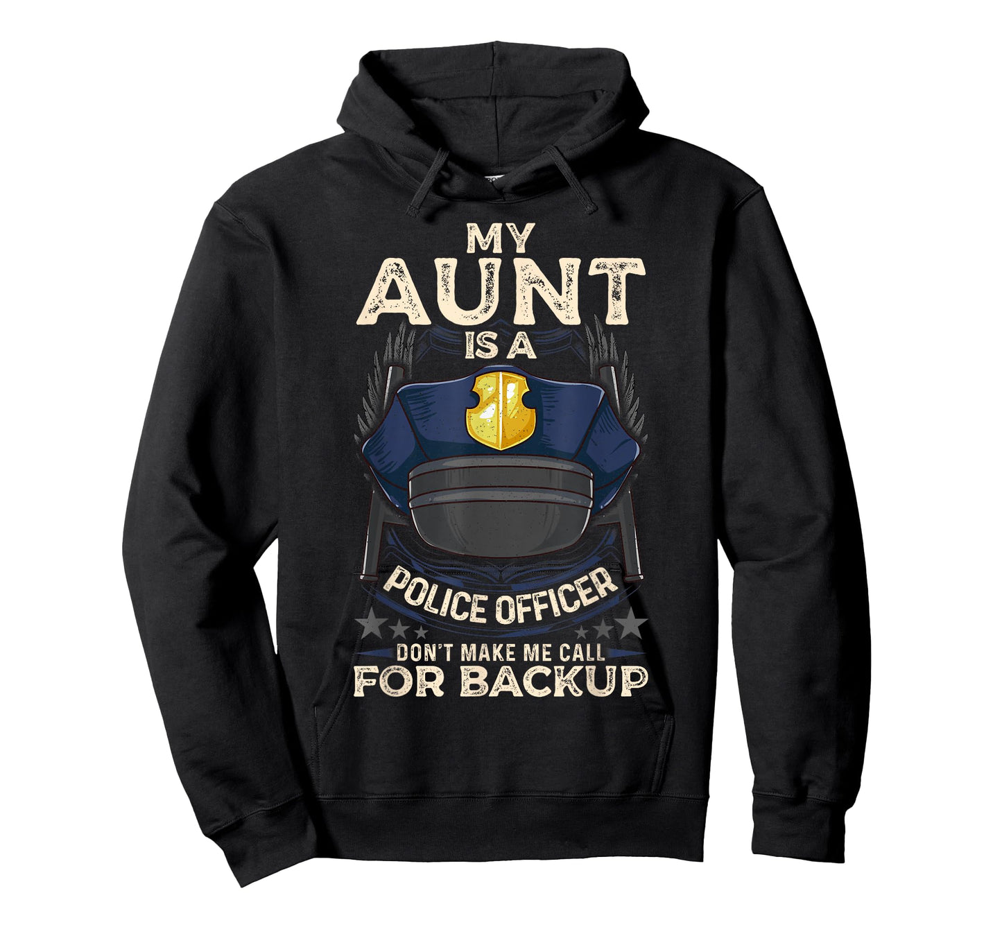My Aunt Is A Police Officer Proud Cop Aunty Matching Family T-Shirt