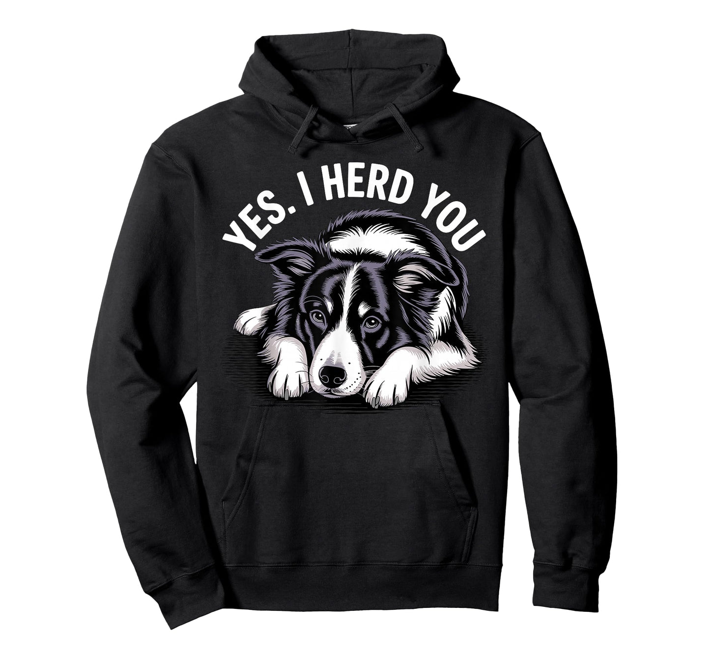 Funny Border Collie Art for Men Women Border Collie Lover T-Shirt