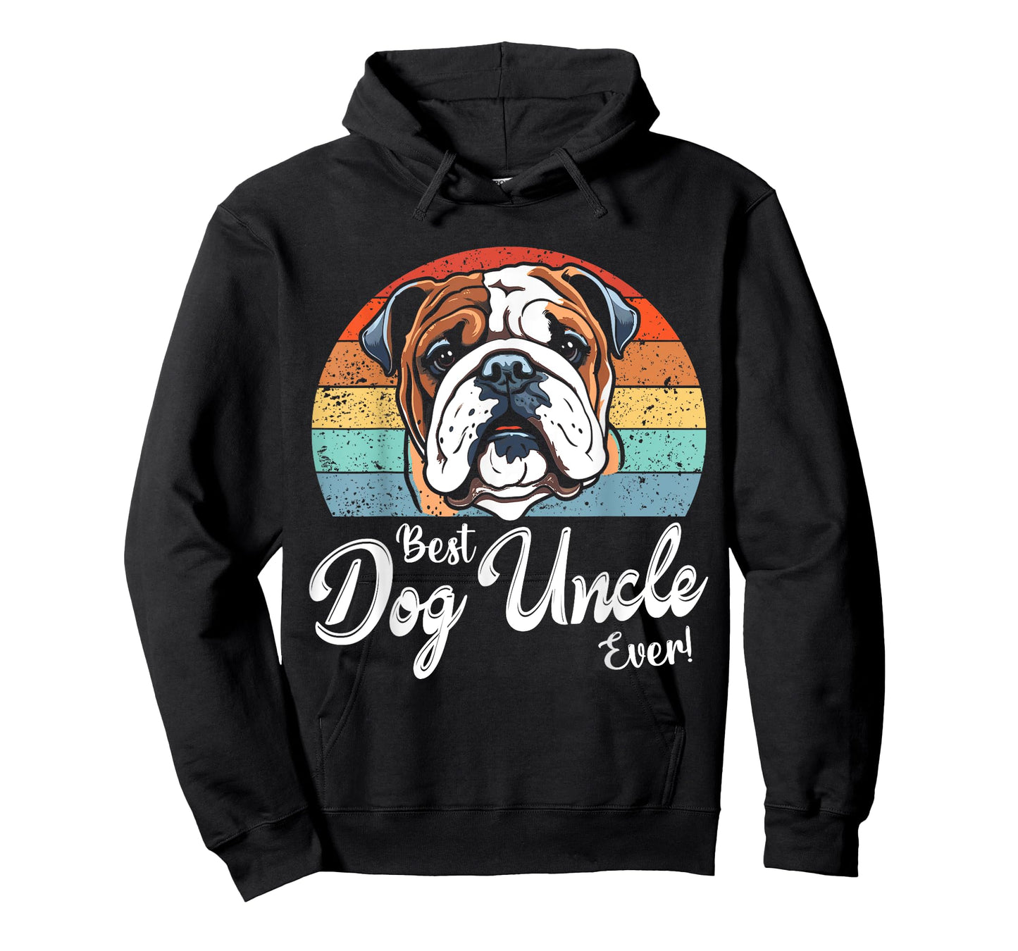 Best Dog Uncle Ever Gift for Uncle Bulldog Dog Uncle T-Shirt for Men Women Girls Kids