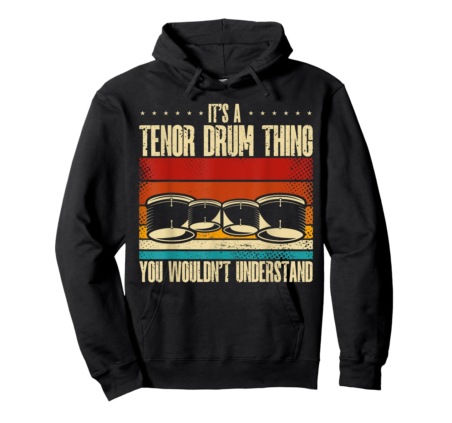 Tenor Drumming Marching Band Percussion Multi Tenor Drum T-Shirt