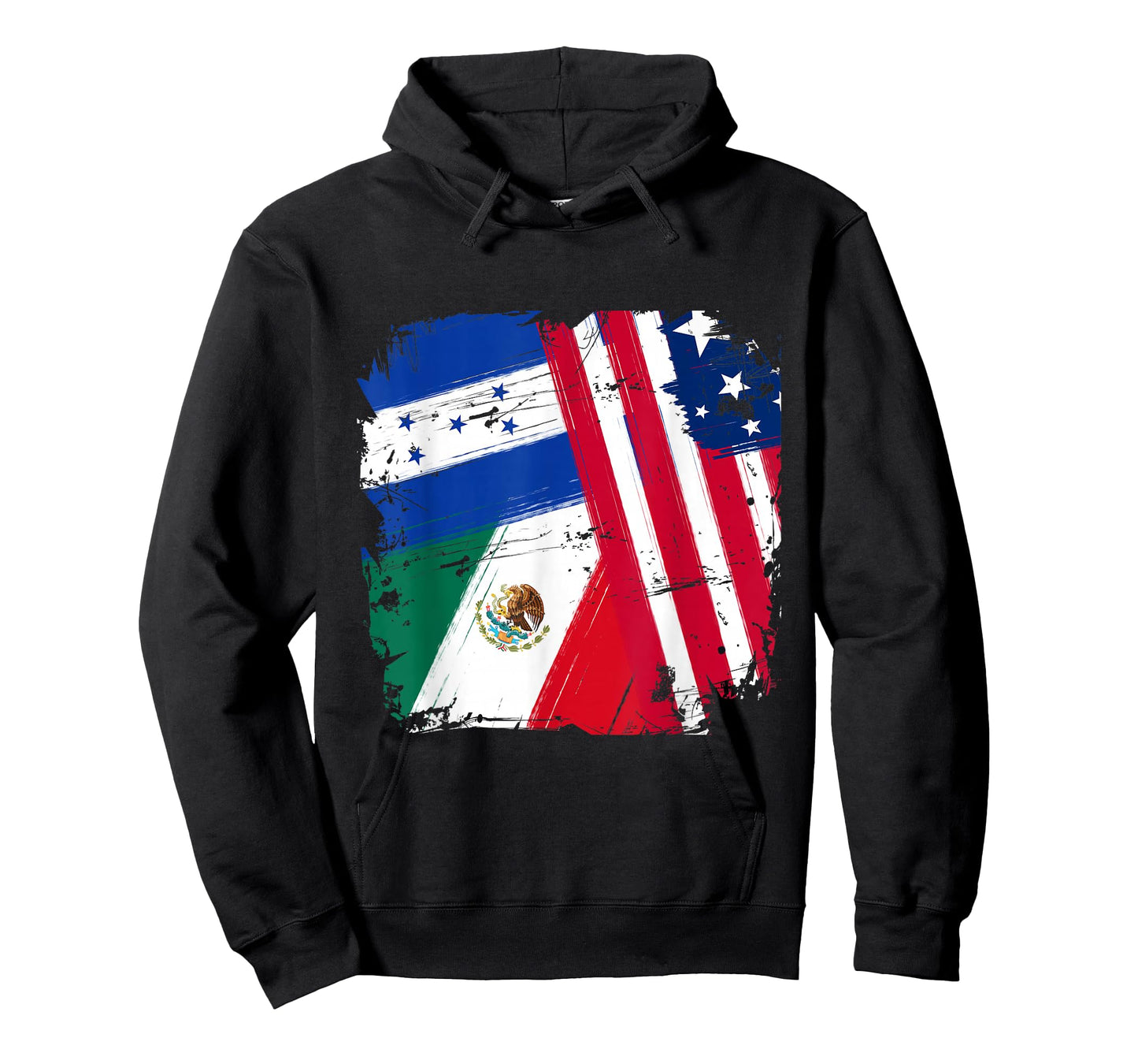 USA Mexico Honduras Flags T-Shirt