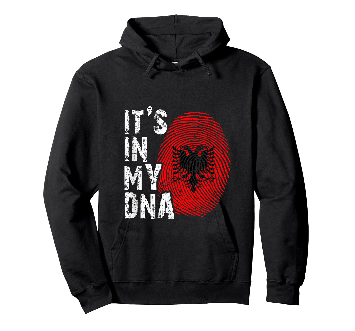 It is in my DNA fingerprint genes Albania flag country Gift T-Shirt