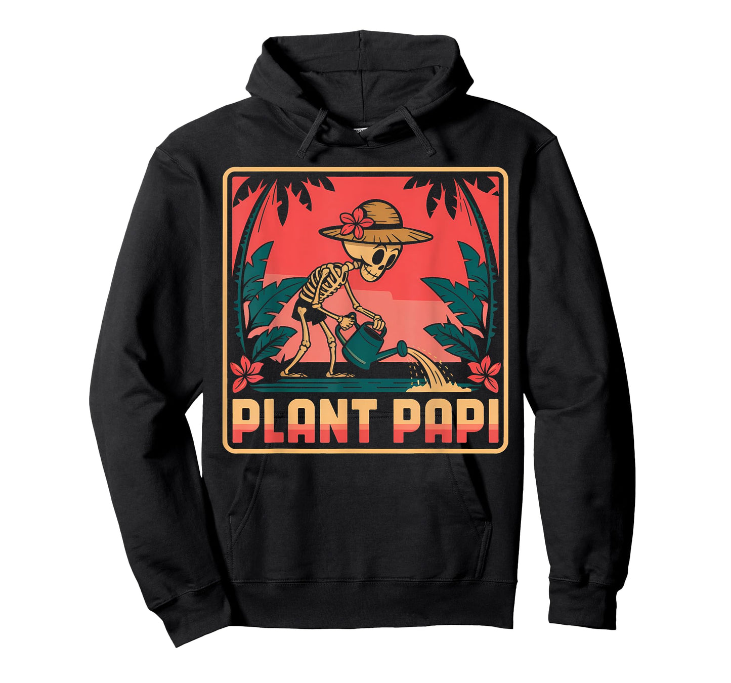 Halloween Plant Papi Daddy Gardener Vintage Men Women T-Shirt