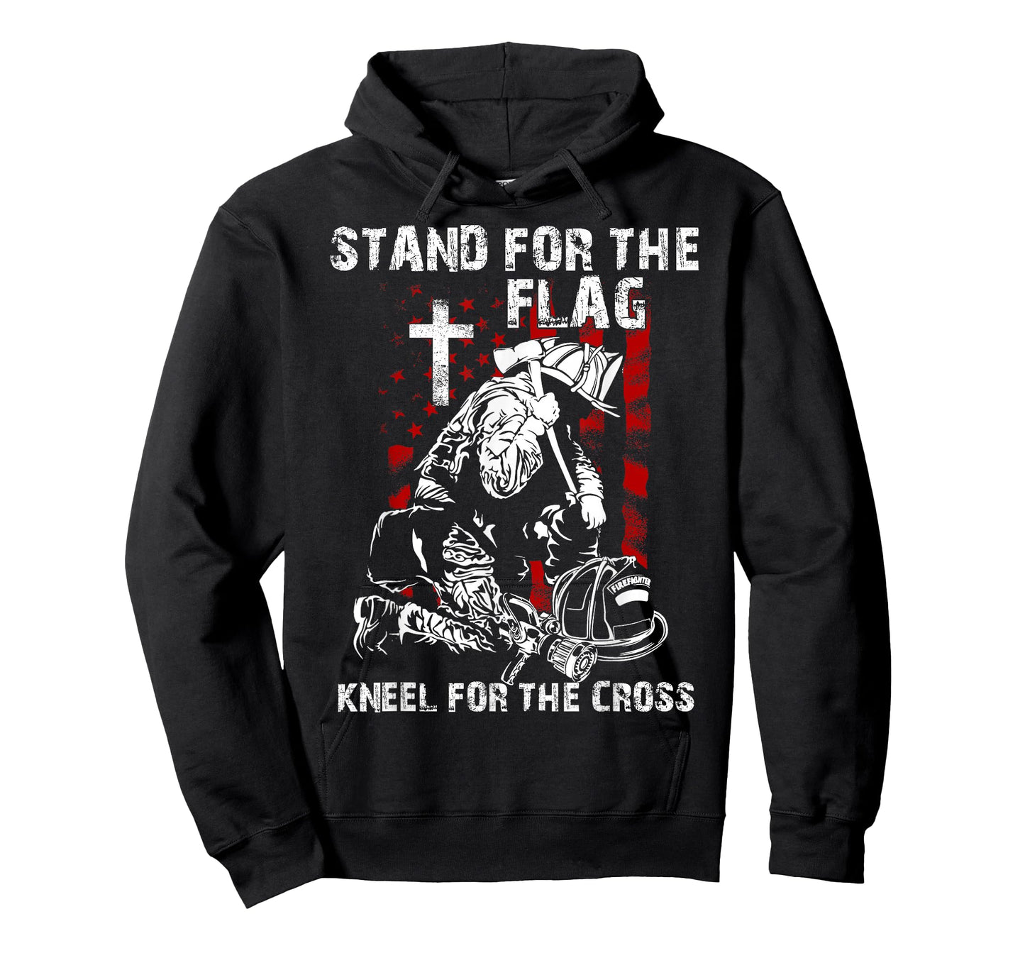 I Stand for the Flag and Kneel for the Cross Shirt USA Flag T-Shirt