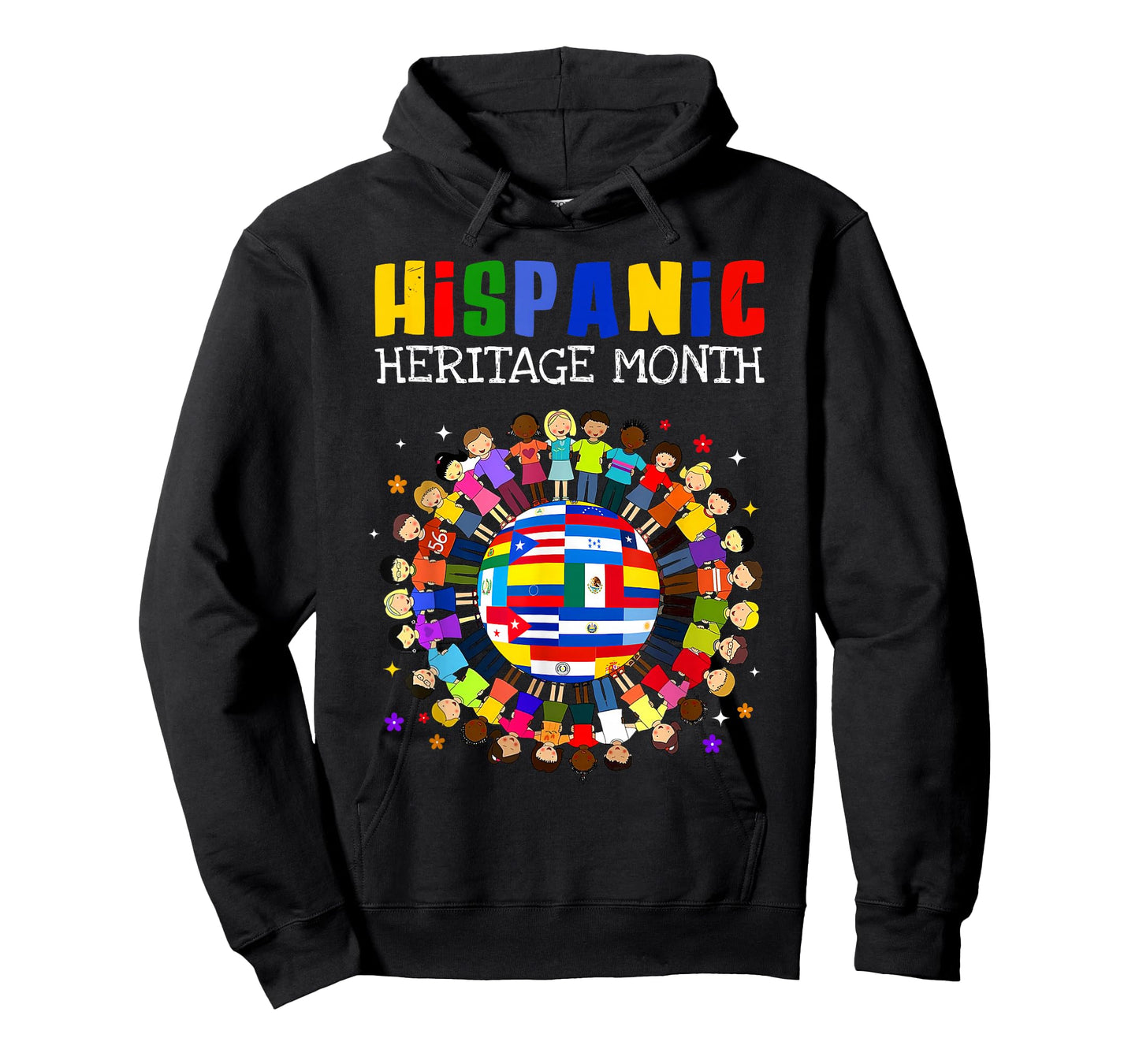 Hispanic Heritage Month All Latin Countries Boys Girls Kids T-Shirt