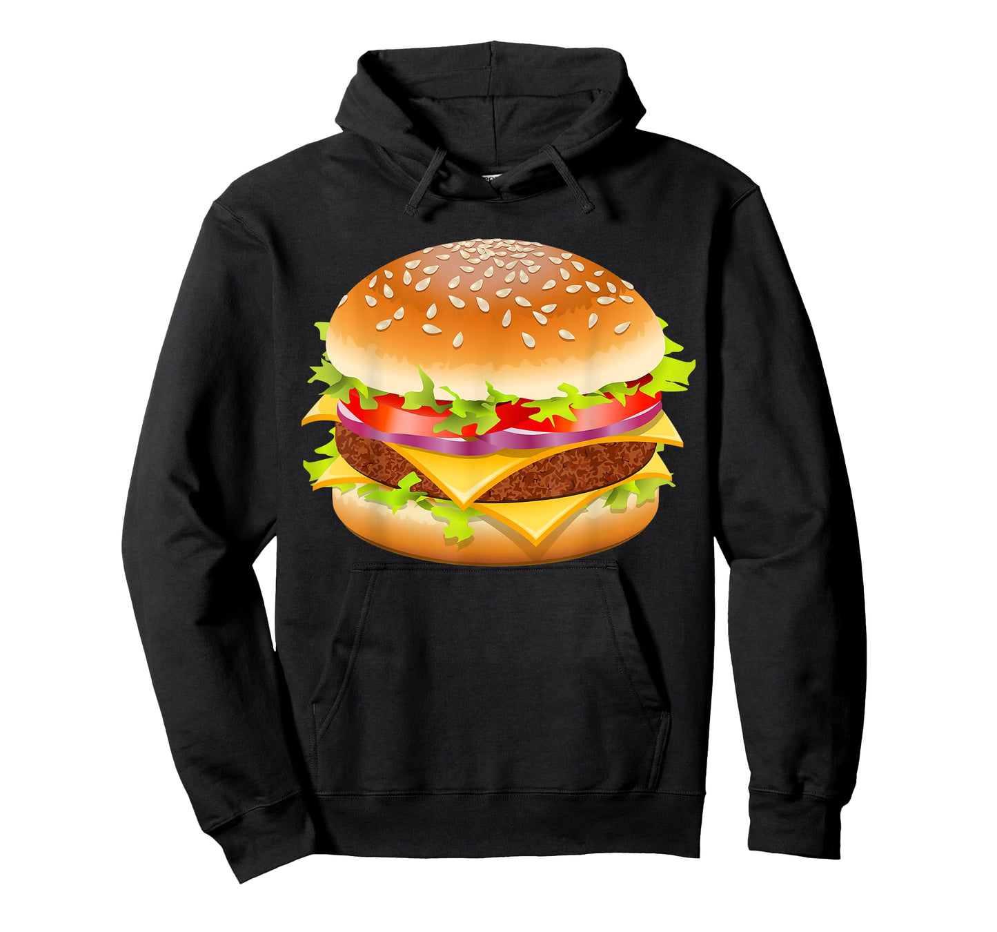 Cheeseburger Hamburger Burger Funny Food Halloween Costume T-Shirt