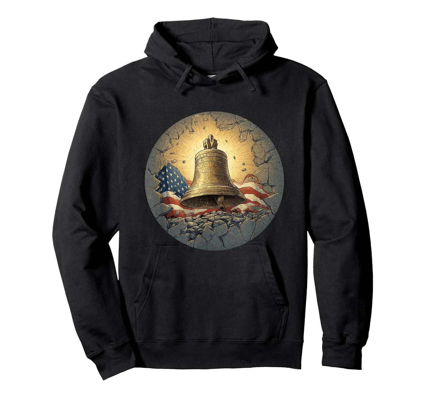 Cool Liberty Bell with US Colors Costume T-Shirt