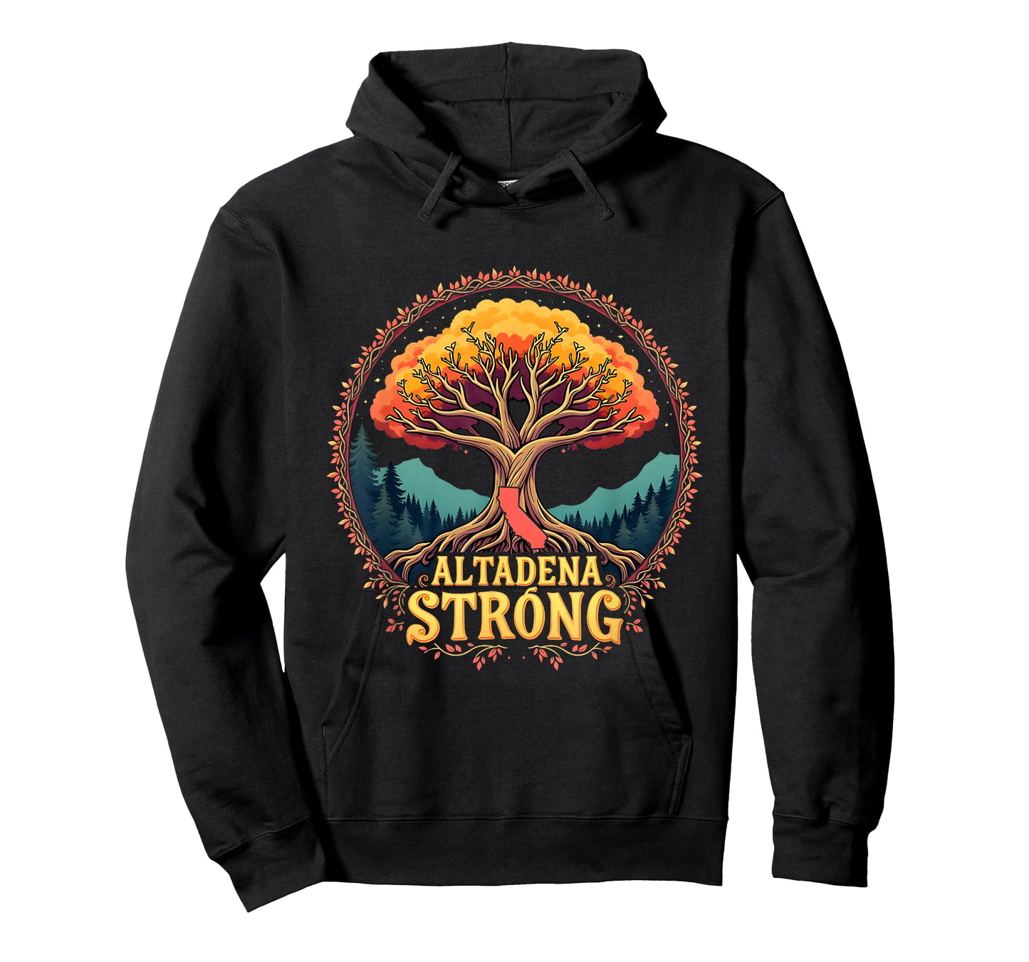 California Altadena Strong Women Men Supporters T-Shirt