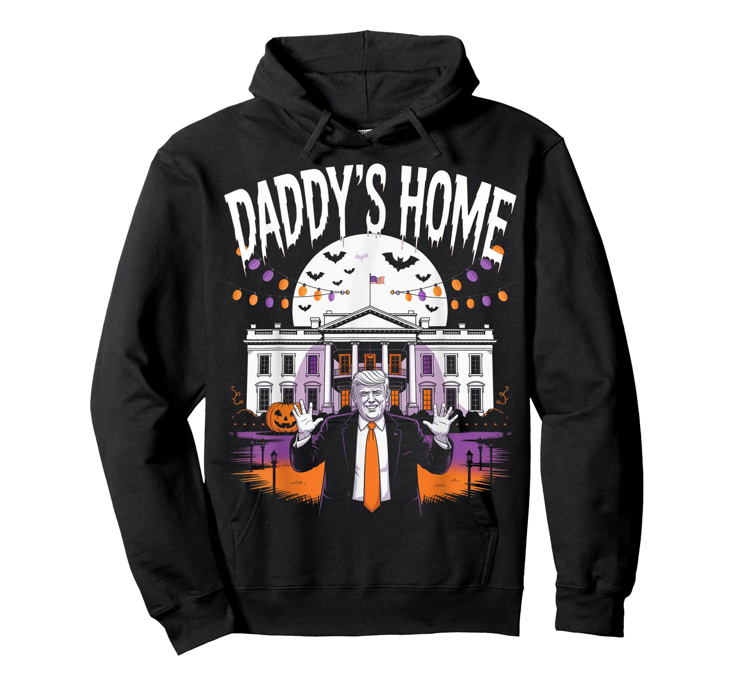 Funny Halloween Trump 2025 Daddy's Home White House USA T-Shirt