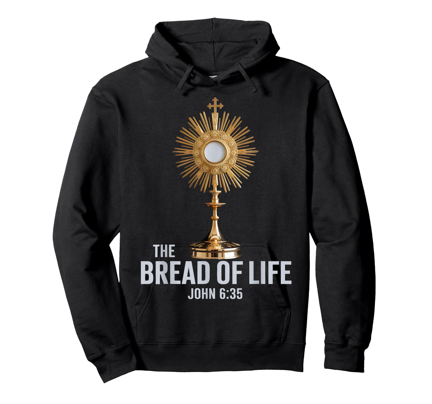 The Bread of Life John 6:35 Eucharist Monstrance T-Shirt