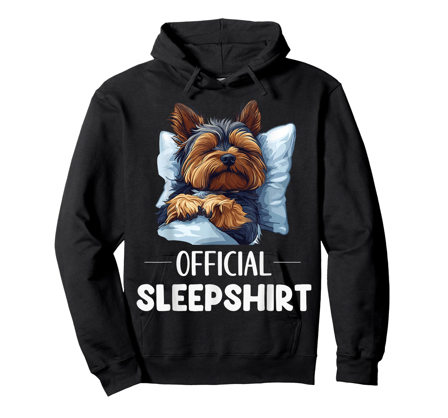 Official Yorkshire Terrier Sleepshirt Cute Yorkie Dog Lover T-Shirt
