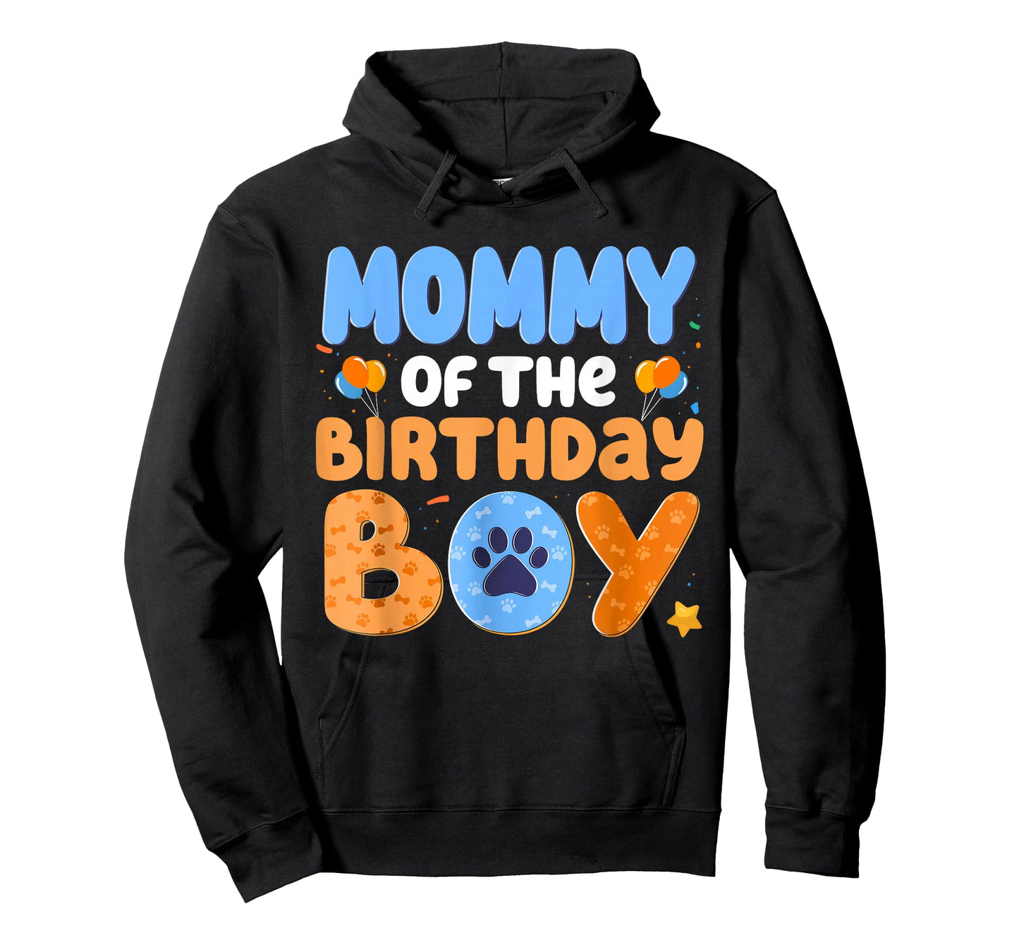 Mommy of The Birthday Boy Dog Lover Family Matching T-Shirt