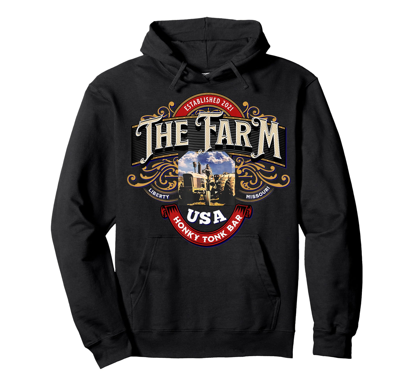 The Farm Liberty Missouri USA Live Music Bar Honky-tonk T-Shirt