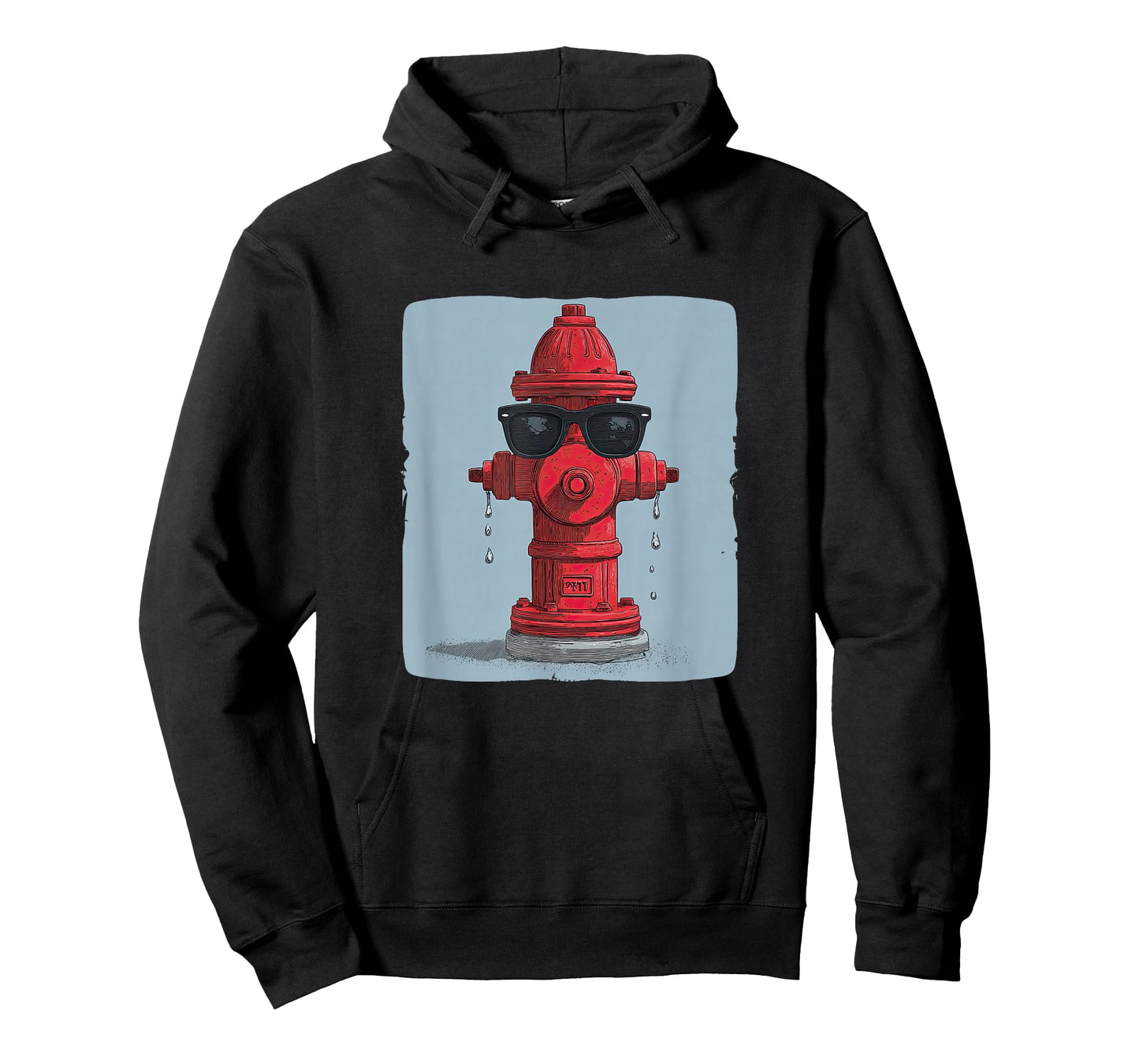 Funny Red Water Hydrant with Sunglasses T-Shirt