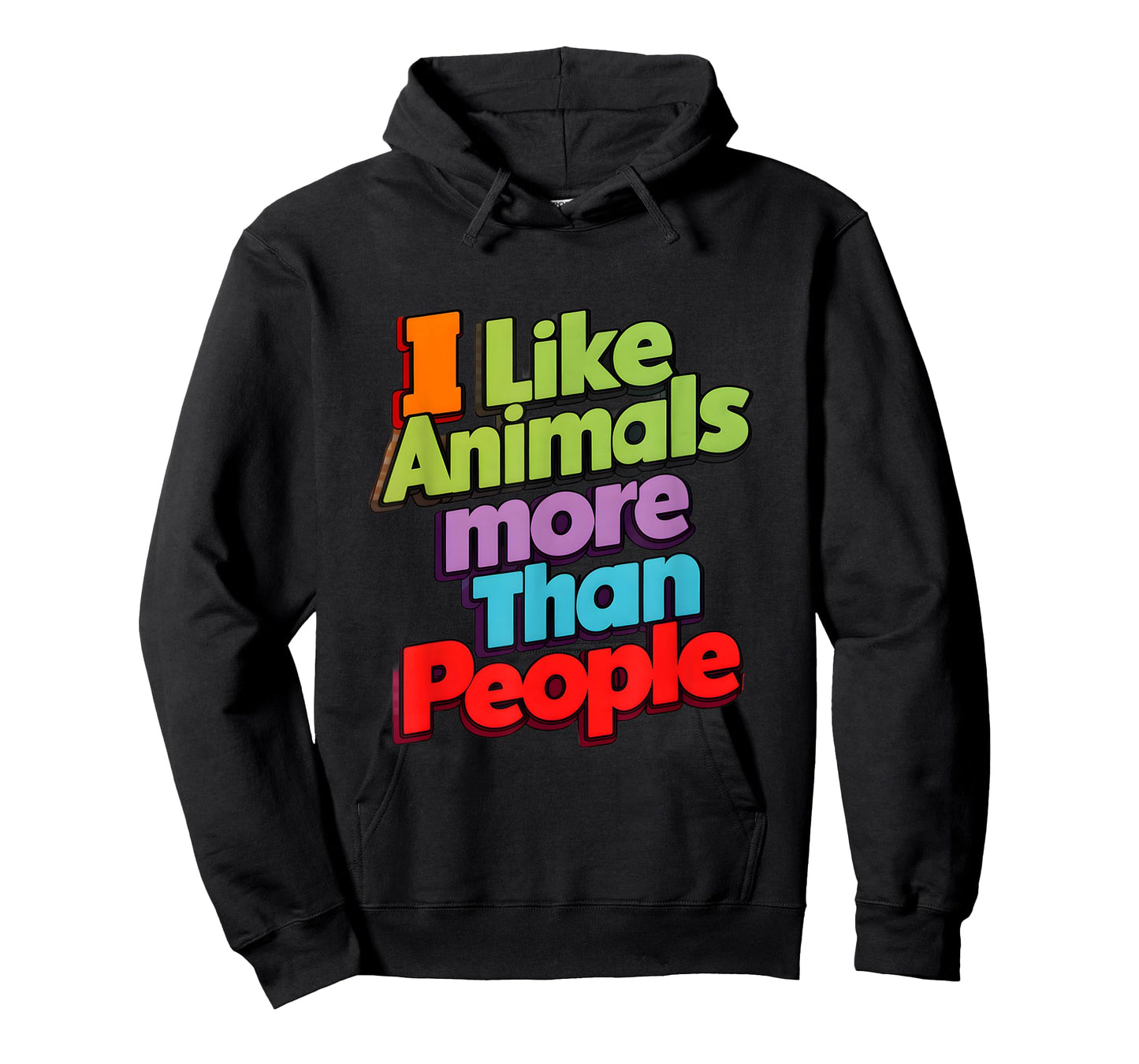 I like animals more than people funny novelty animals lovers T-Shirt