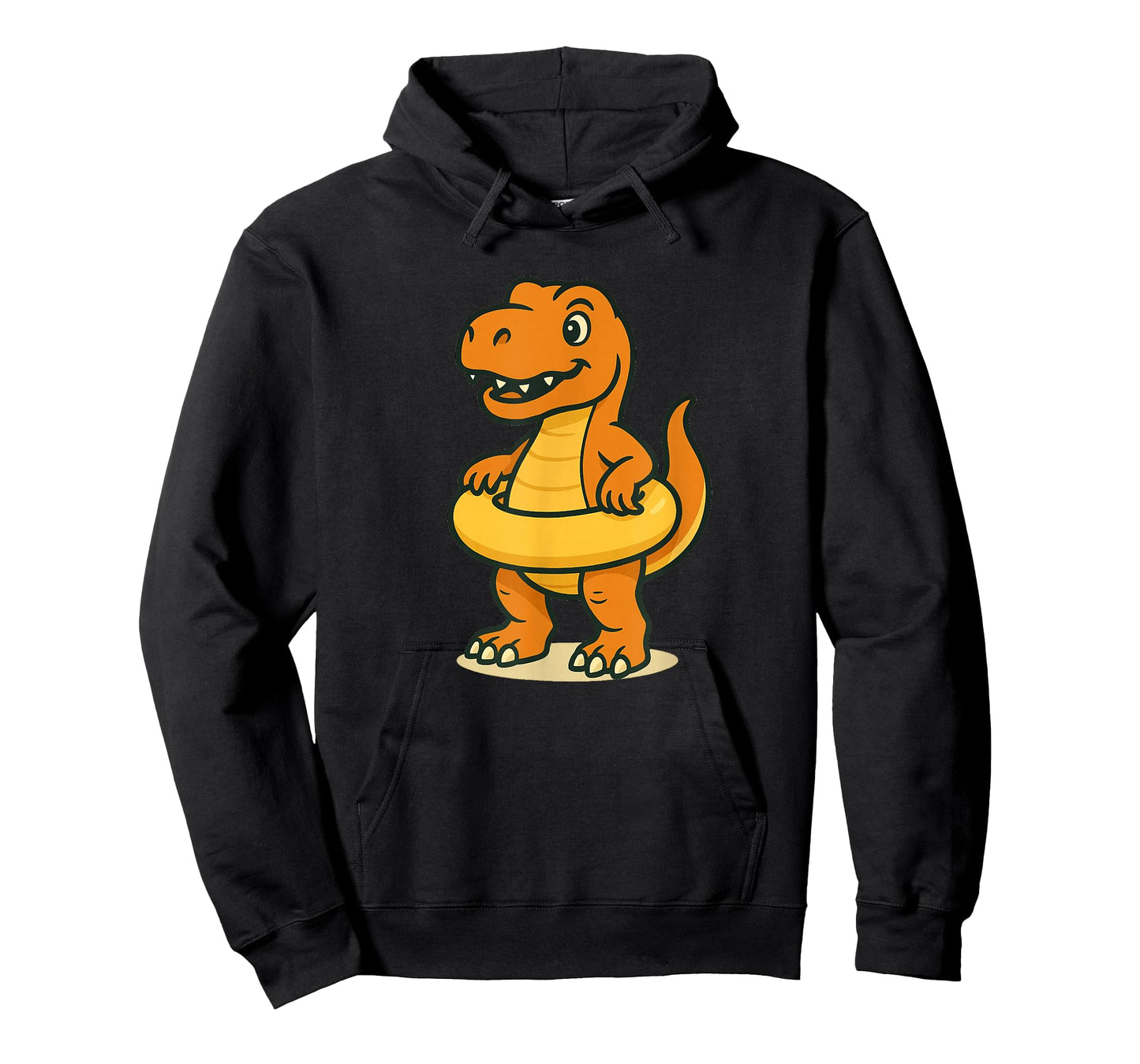 T Rex Pool Party with Ring for Dinosaurs and Vacations Fans T-Shirt