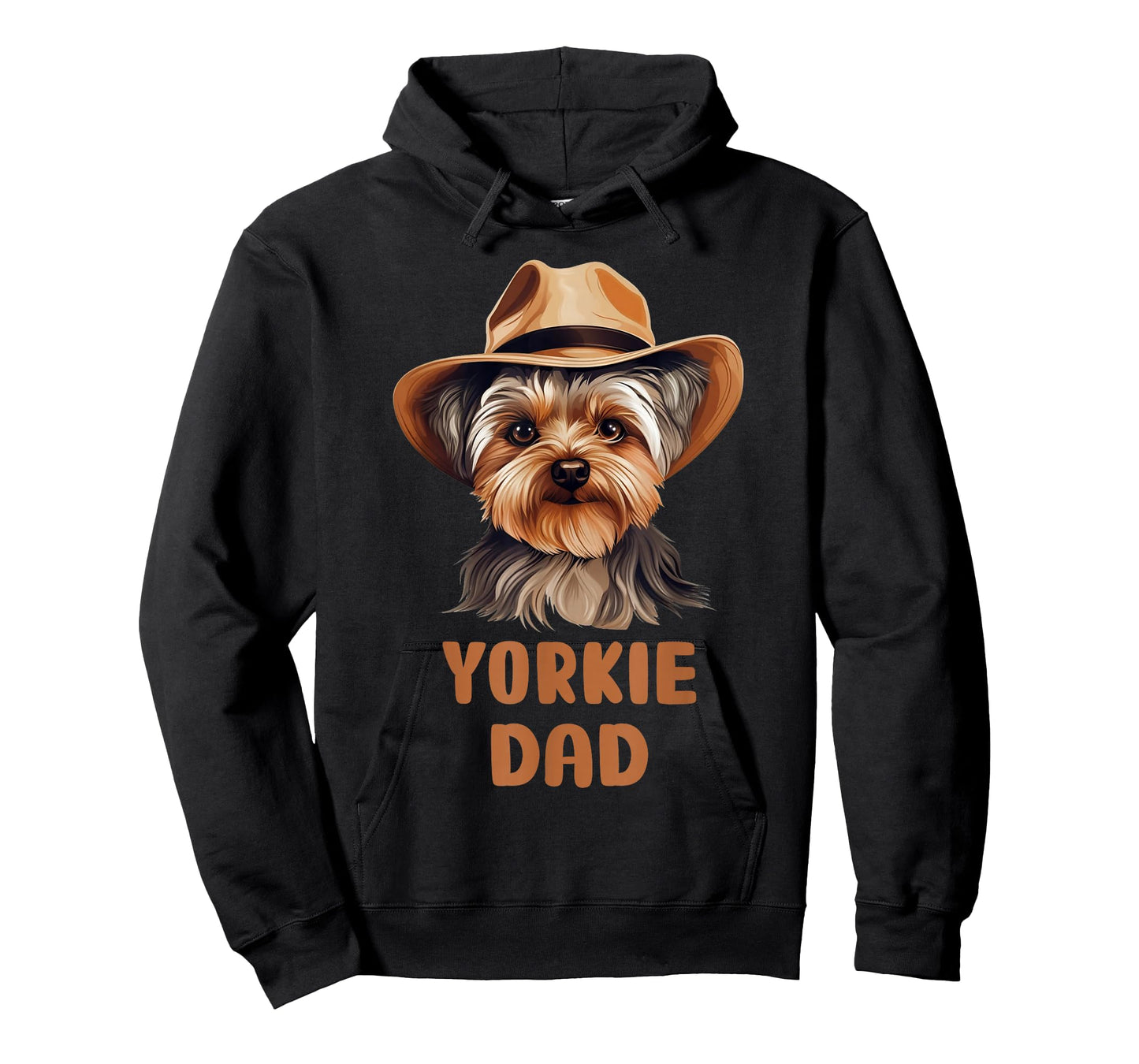 Cute Yorkie Dad Dog Lovers Gift Funny Puppy Yorkie Owner T-Shirt