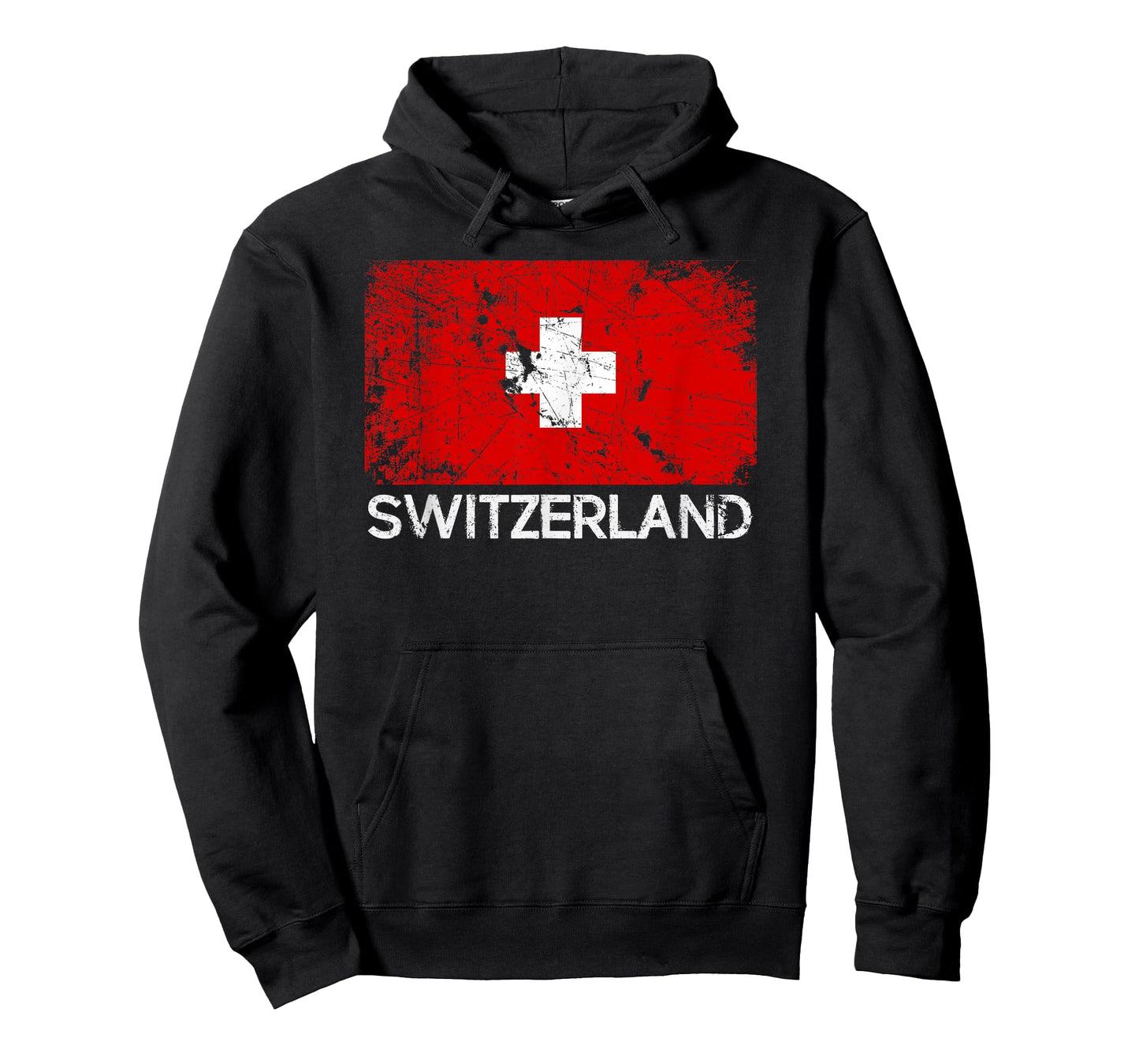 Swiss Flag T-Shirt | Vintage Made In Switzerland Gift