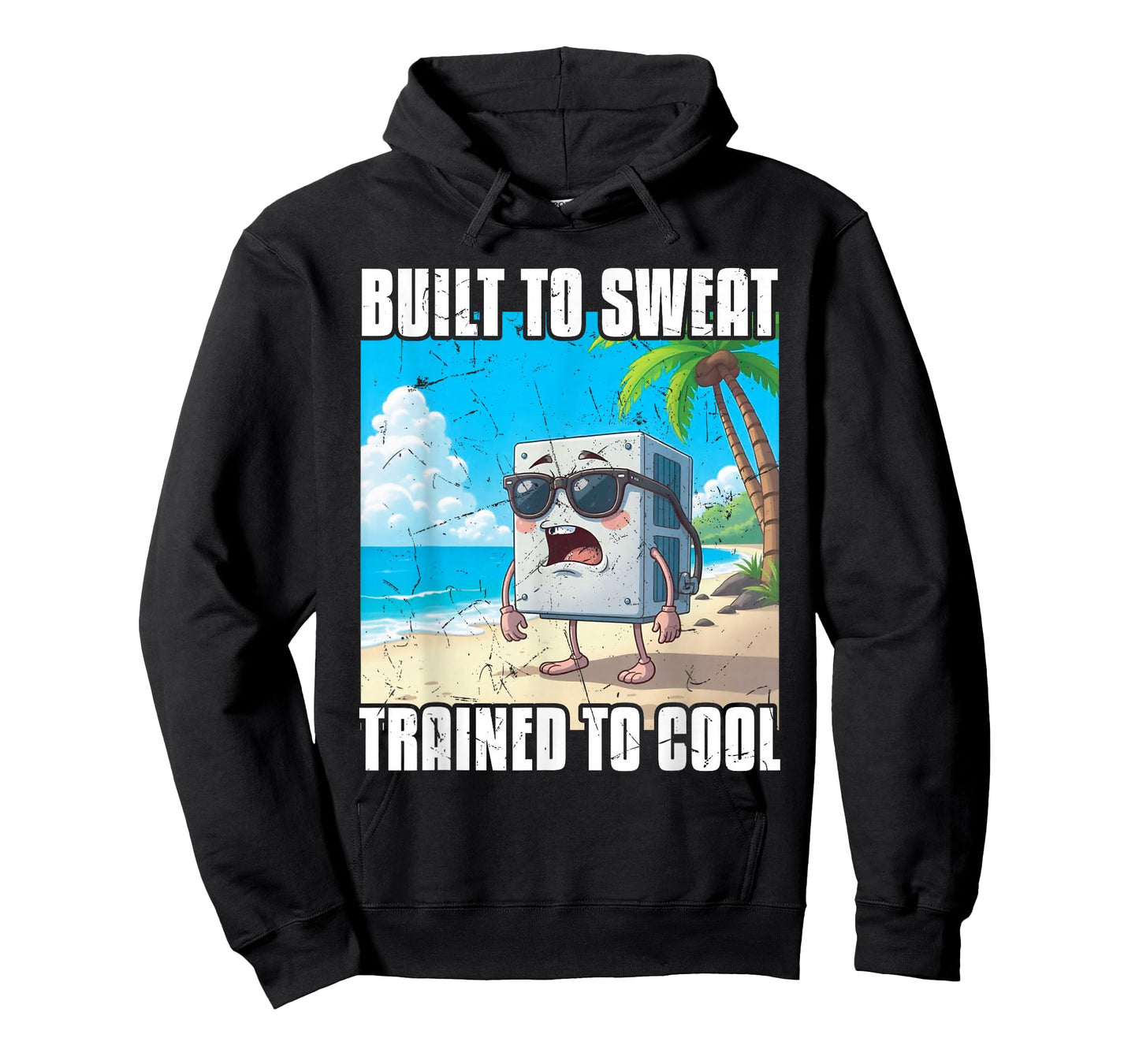 HVAC Built to Sweat | Ideal for Residential HVAC Techs T-Shirt