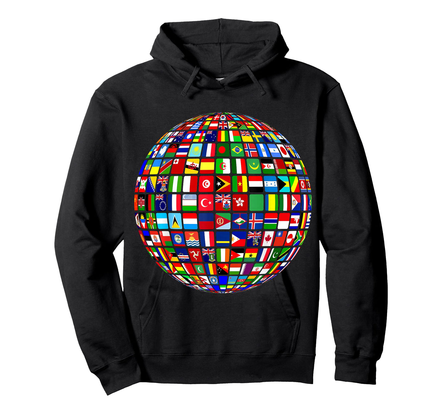 International World Flags and World map for Children T-Shirt