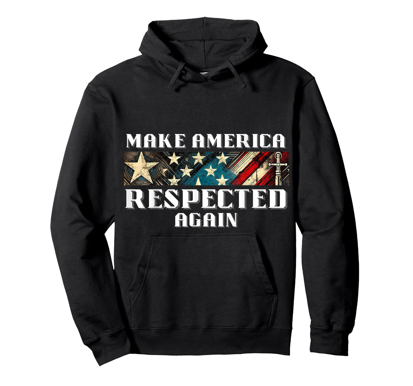 Make America Respected Again USA Stars & Stripes T-Shirt