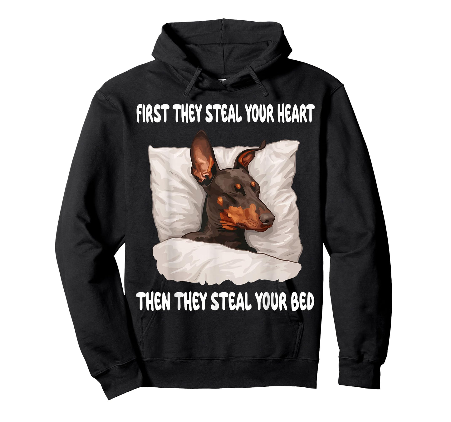 Doberman Pinscher Sleeping Pajamas Nightgown T-Shirt
