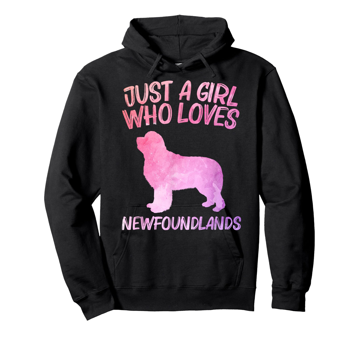 Just A Girl Who Loves Newfoundlands Gift For Women Dog Pup T-Shirt