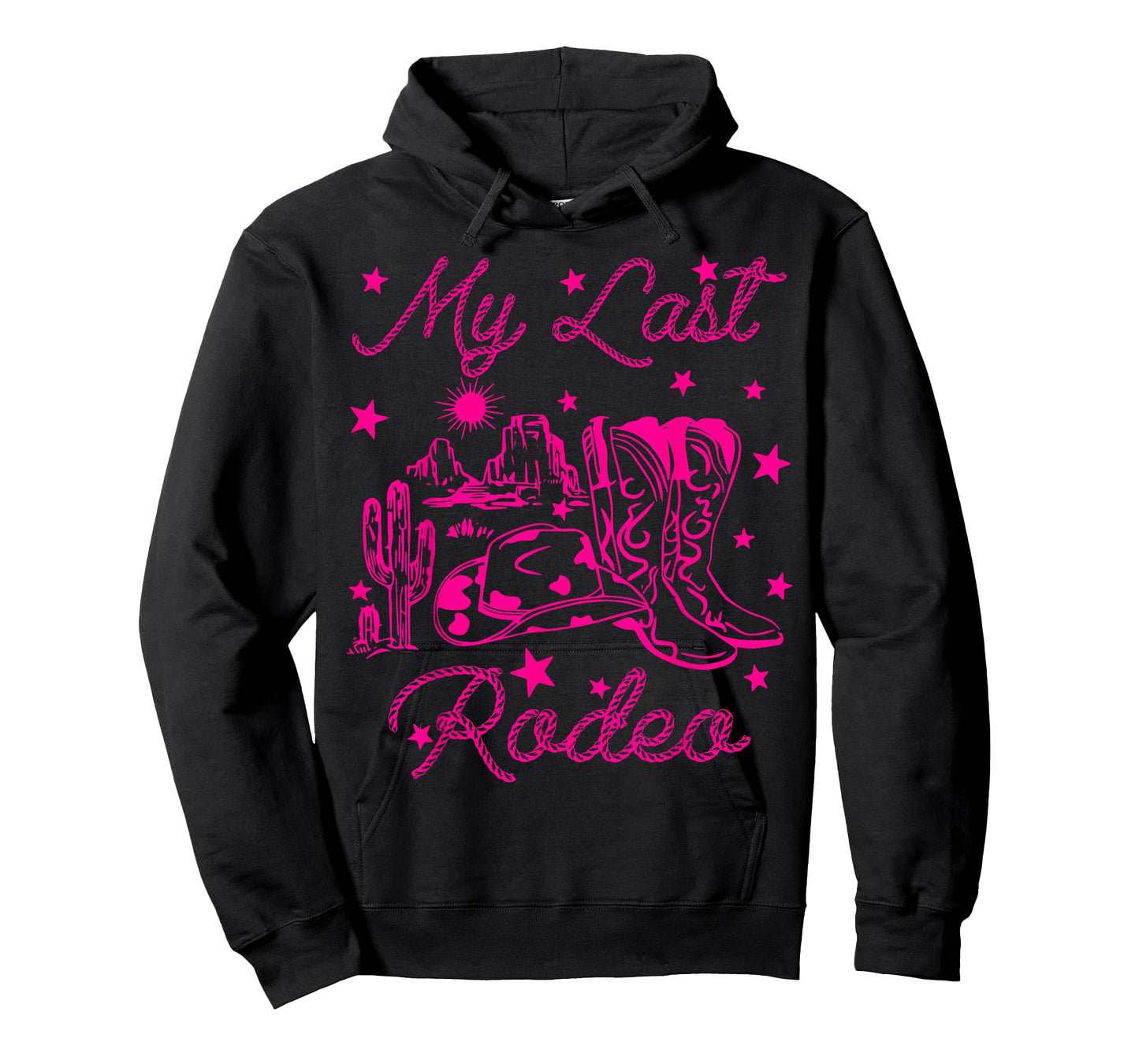 My Last Rodeo Western Desert Cowgirl Bachelorette Party T-Shirt