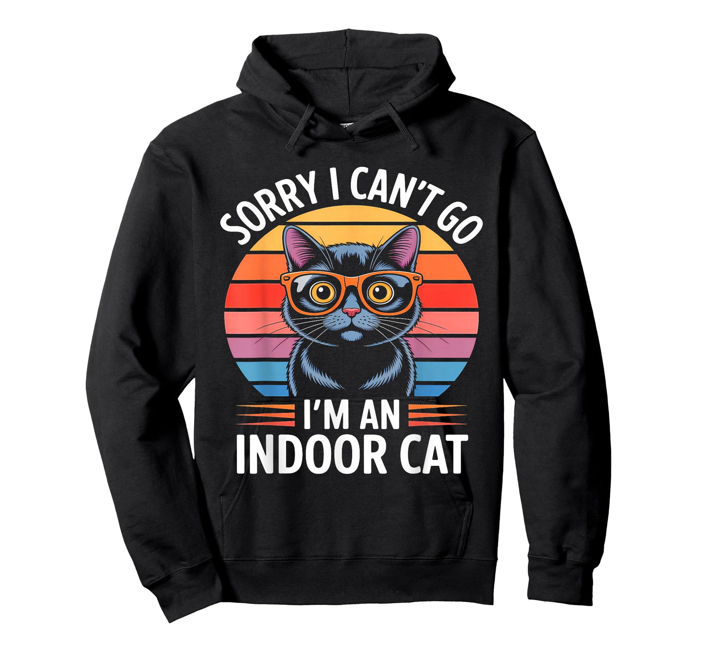Sorry I Cant Go Im an Indoor Cat Cat Owners Introverts T-Shirt