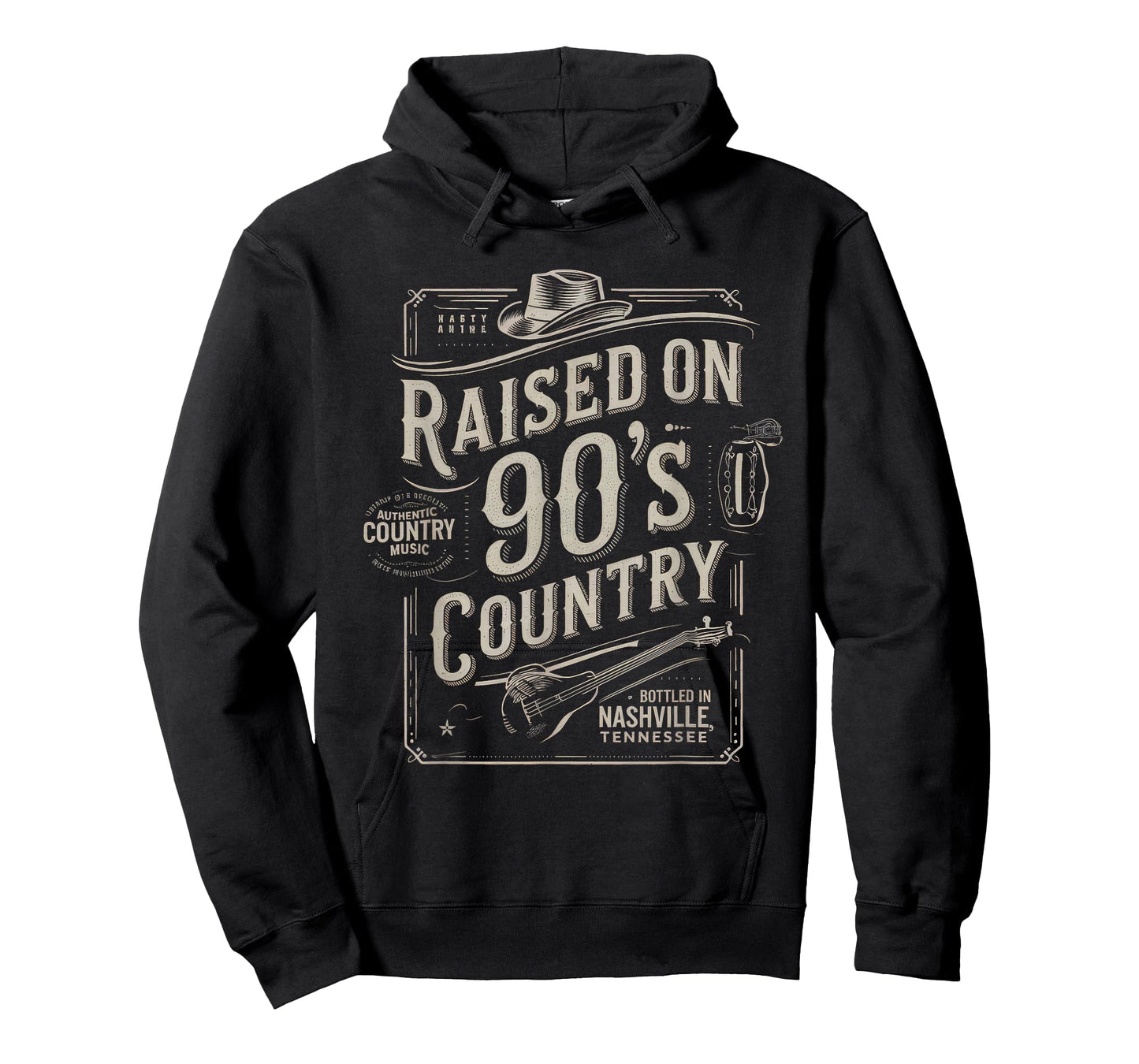 Raised on 90s Country Shirt Womens Music Cowgirl Cowboy T-Shirt