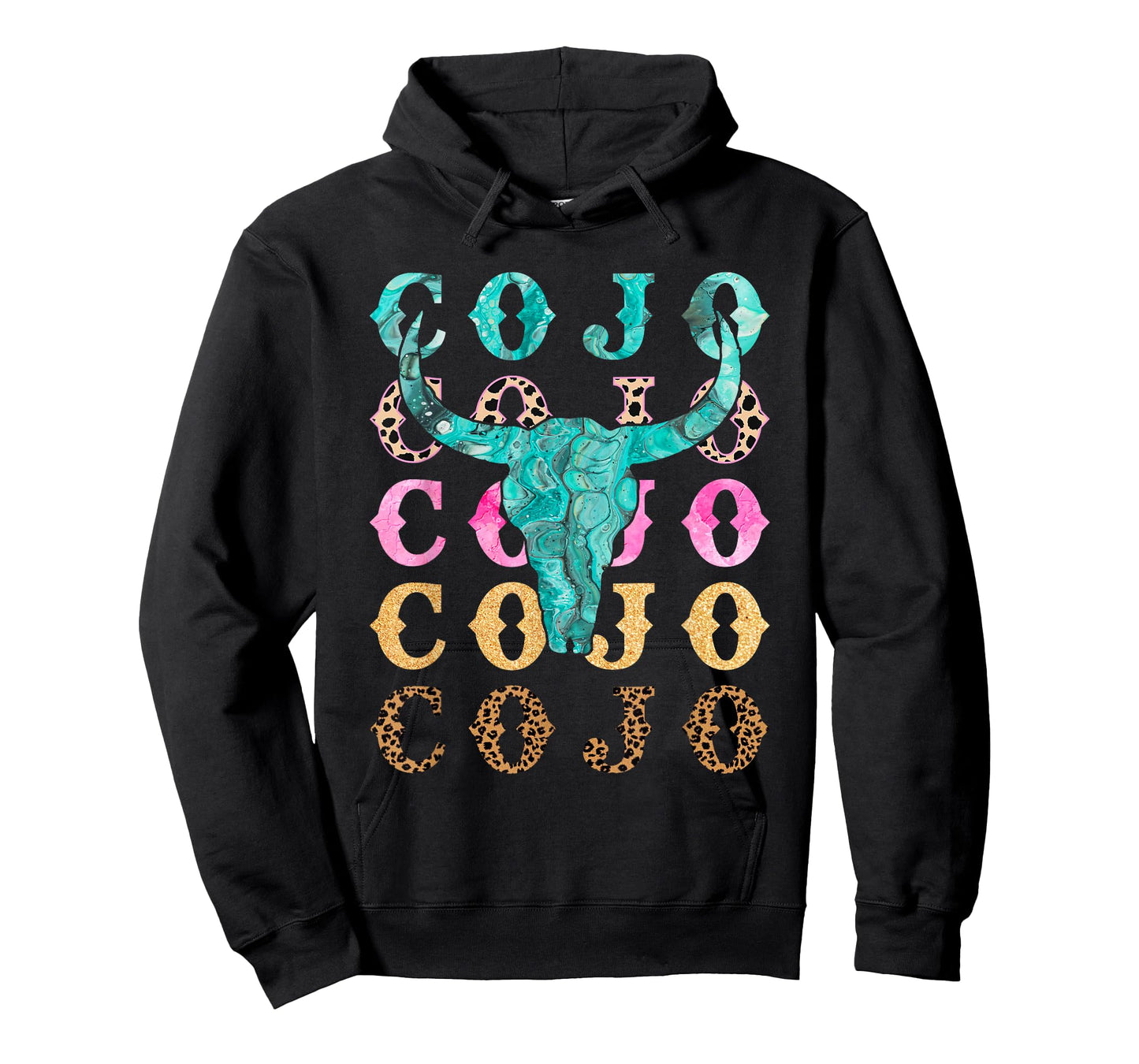 Retro Cojo Johnson Bull Skull Music Country 70s Cowboys Boot T-Shirt