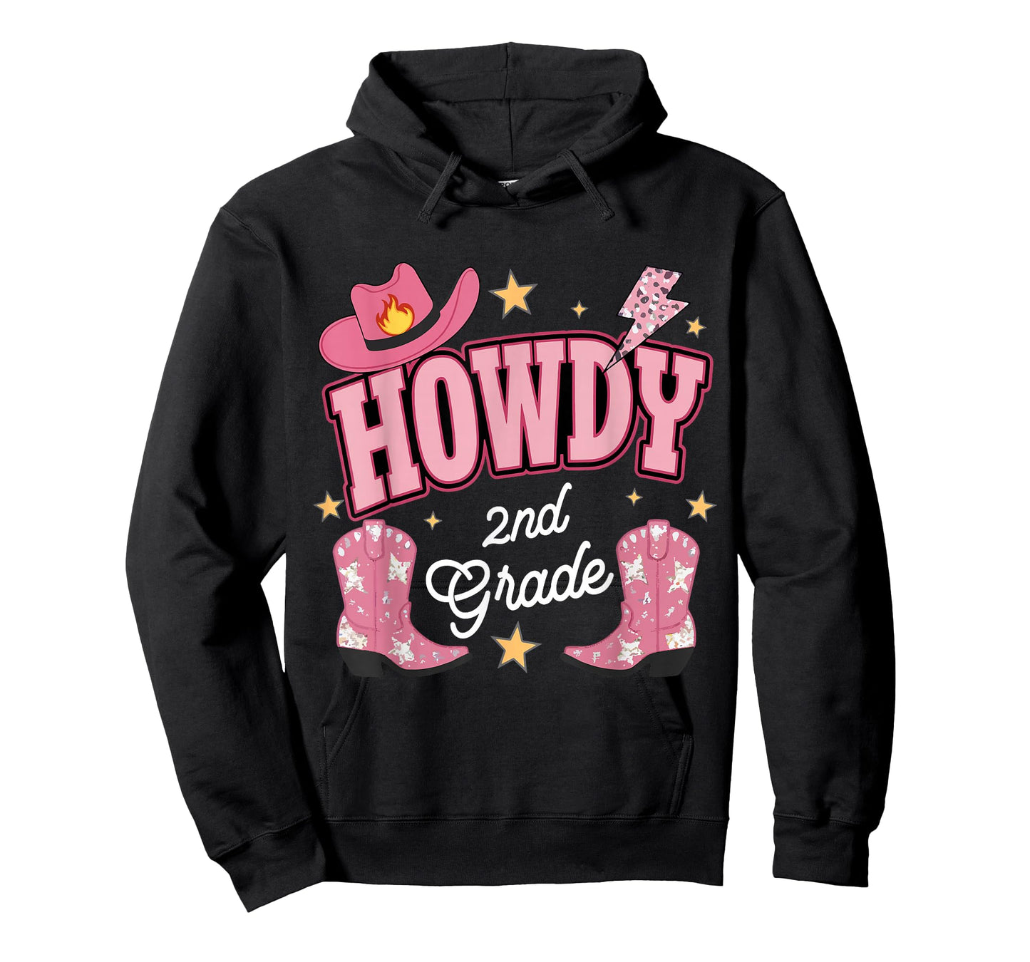 Howdy Second Grade Western 2nd Grade Teacher Cowboy Cowgirl T-Shirt