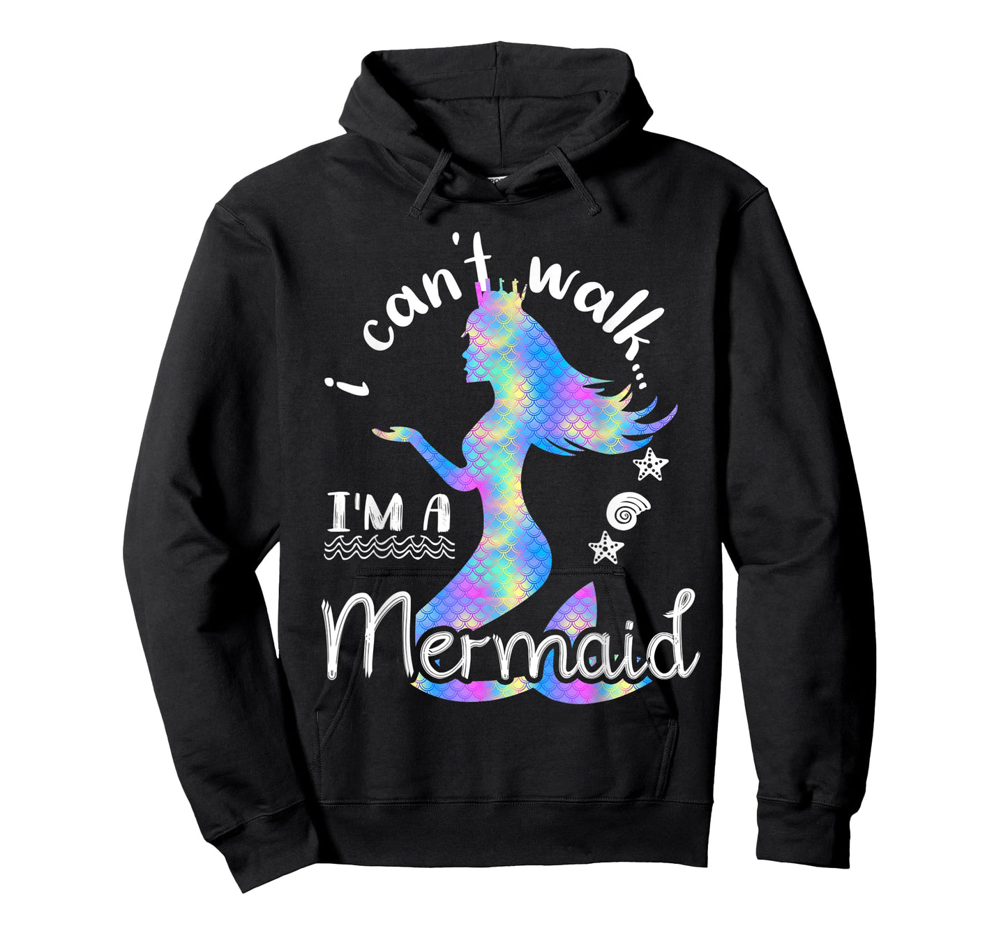 i cant walk im a mermaid cute funny kids girls mermaid T-Shirt