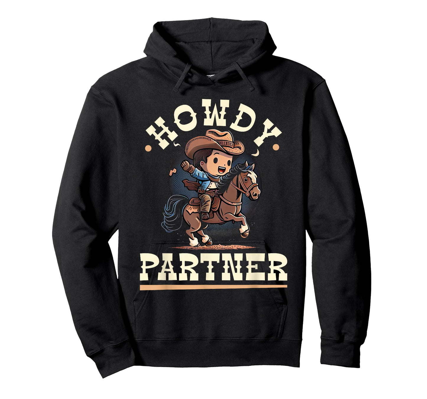 Howdy Partner, Cowboy Rodeo Toddler Boys T-Shirt