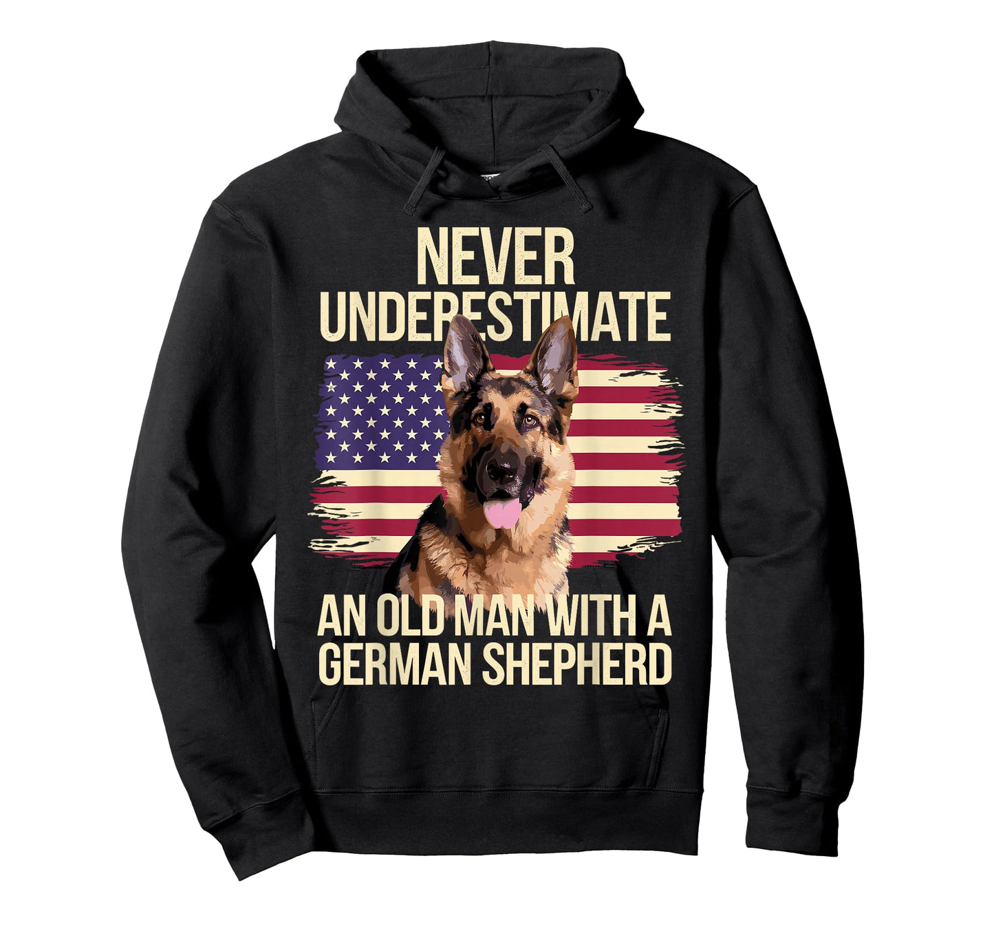 Cool German Shepherd Design for Men Grandpa Dog Lover Owner T-Shirt