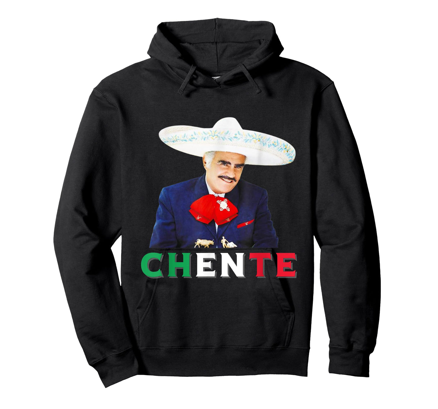 Chente Vicente Fernandez - Sigo Siendo El Rey Mexican Flag T-Shirt