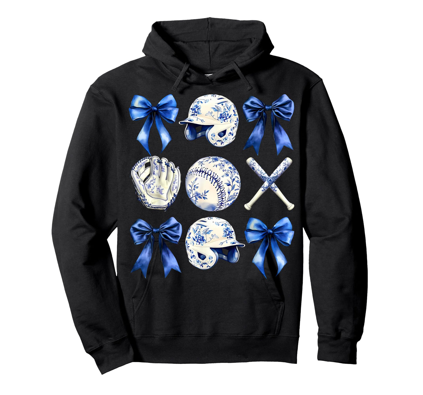 Baseball Coquette Bow Baseball Mama Baseball Mom Mothers Day T-Shirt