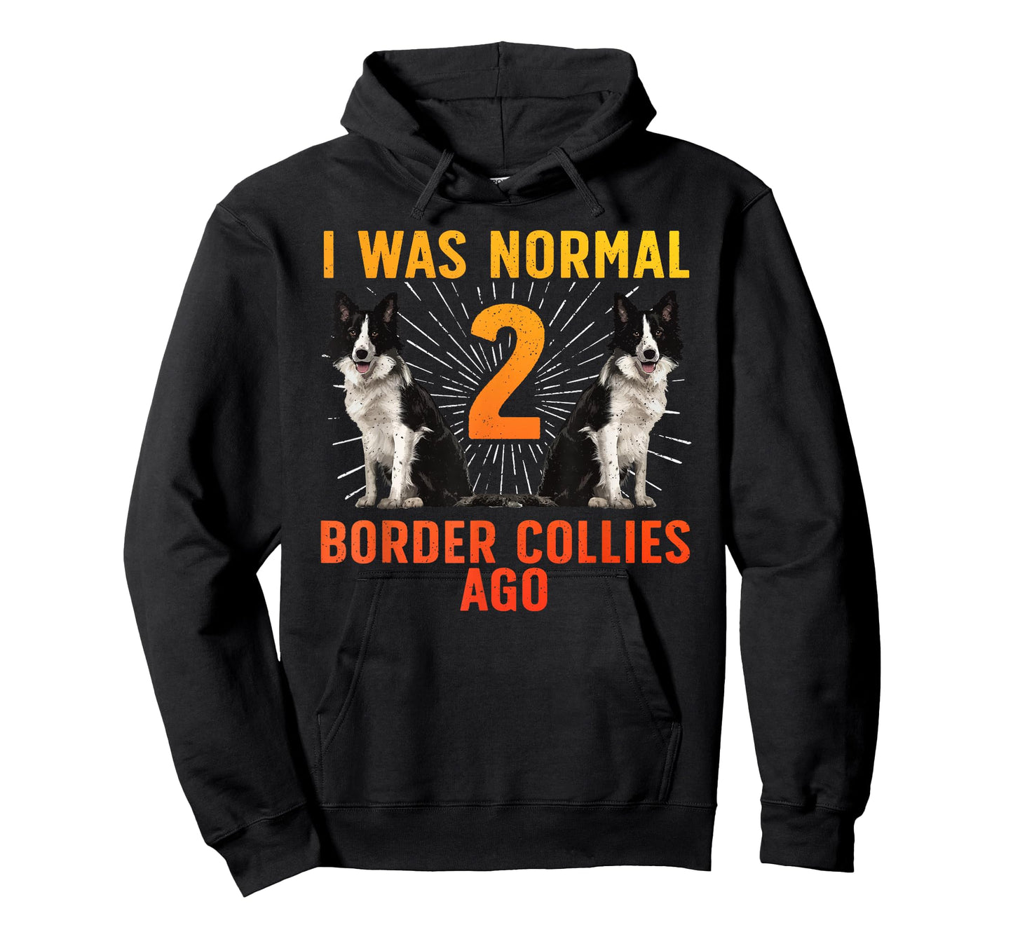 Border Collie Art For Men Women Kids Border Collie Lover T-Shirt