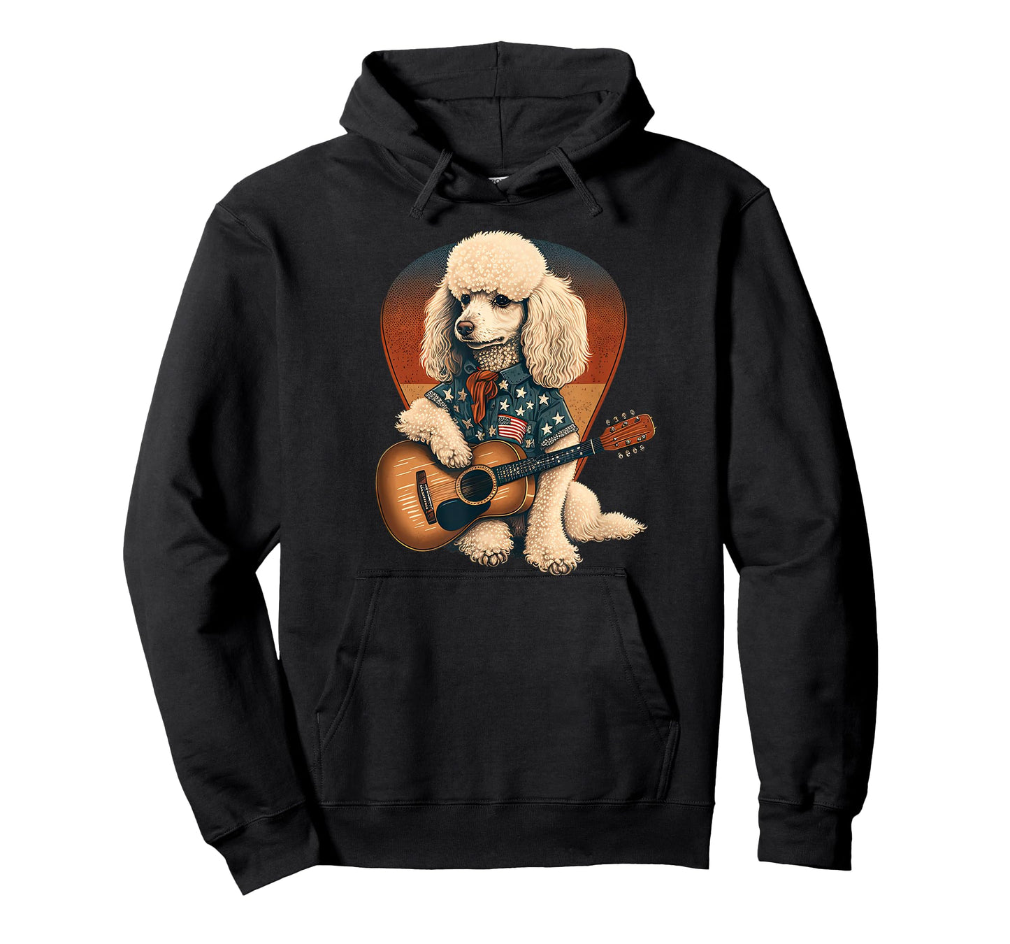 Funny Poodle Dog Miniature Poodle Toy Poodle Country music T-Shirt for Men Women Girls Kids