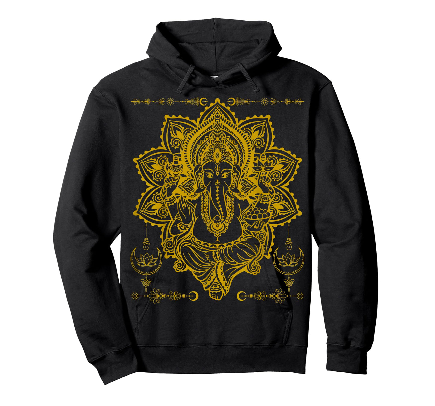 Ganesh Hindu Elephant God Ganesha Yoga Spiritual T-Shirt
